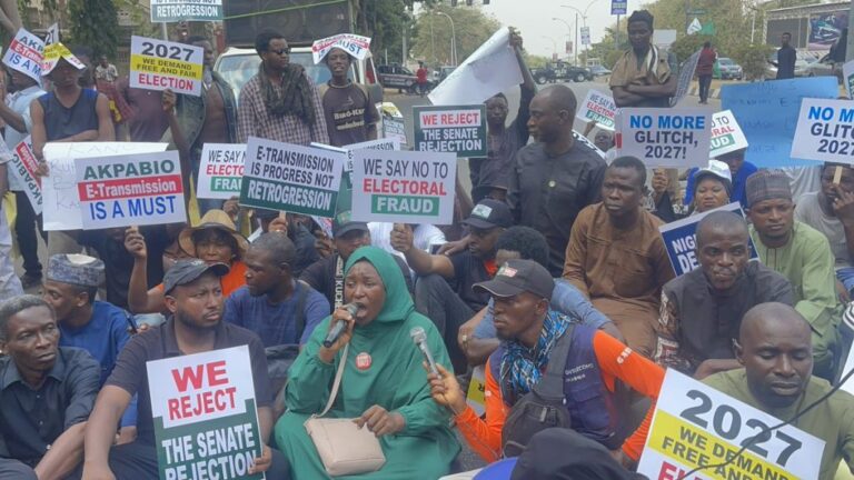 Featured image for Breaking: Heavy protests in National Assembly over e-transmission of election results