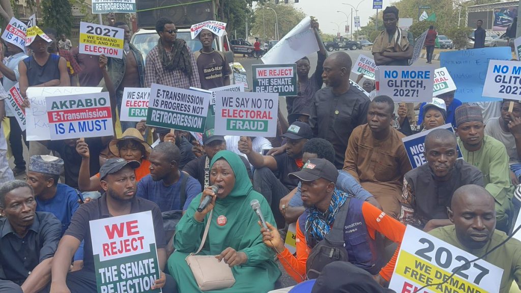 Breaking: Heavy protests in National Assembly over e-transmission of election results
