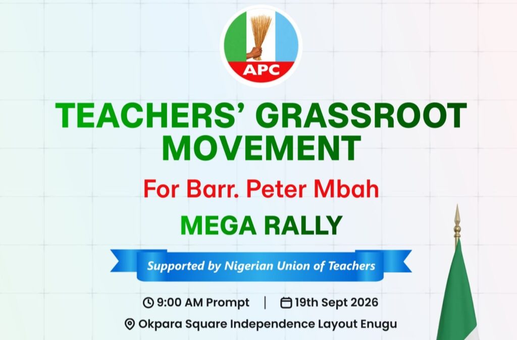 Featured image for NUT endorses Peter Mbah, set date for One-Million-Man march in Enugu