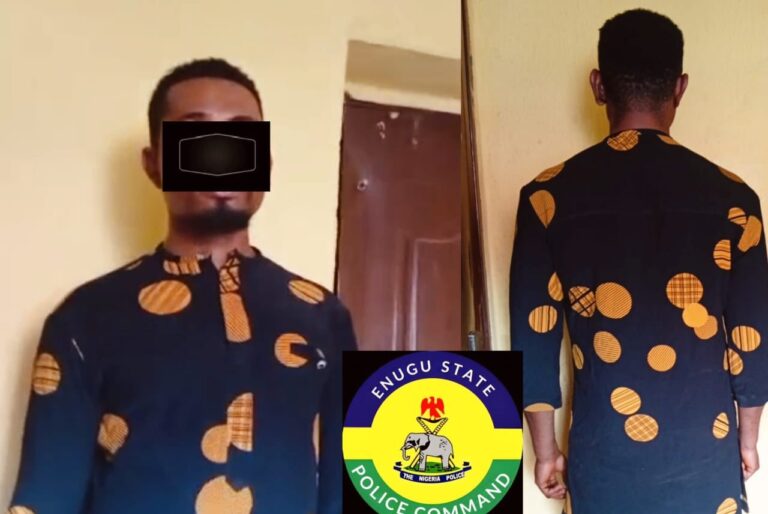 Featured image for We’ve arrested the man who lived his girlfriend’s dead body for many days – Enugu Police